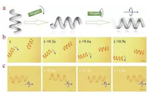 微流控光刻仿生螺旋微型馬達 微流控光刻仿生螺旋微型馬達