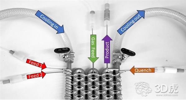 不銹鋼3D打印的定制流動反應器 不銹鋼3D打印的定制流動反應器