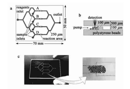 非均相酶聯(lián)免疫反應(yīng)芯片