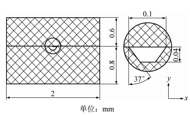 圖3 仿真的幾何模型