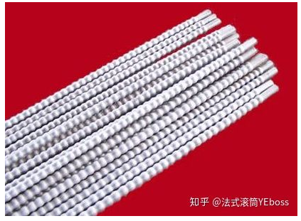 帶有波結(jié)結(jié)構(gòu)的換熱管，通過(guò)管徑不斷變化形成湍流，強(qiáng)化傳熱。